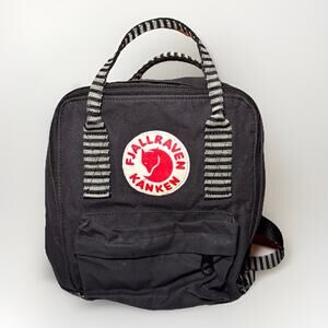 Fjallraven Kanken Mini Backpack Black 10” Classic Travel Bag Sweden